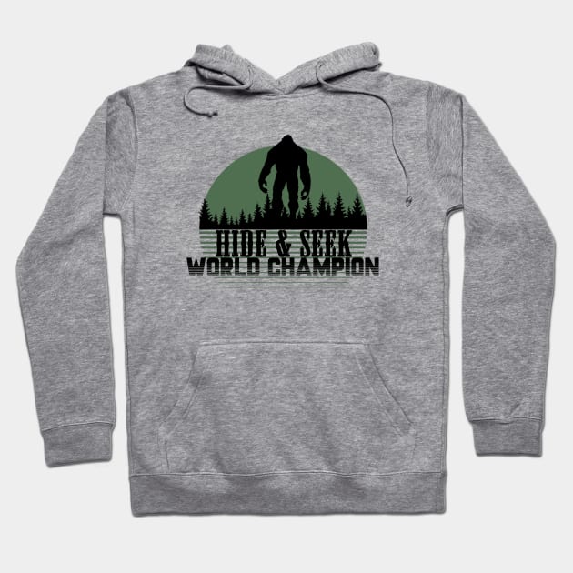 BigFoot Hide &Seek Hoodie by GreenGuyTeesStore